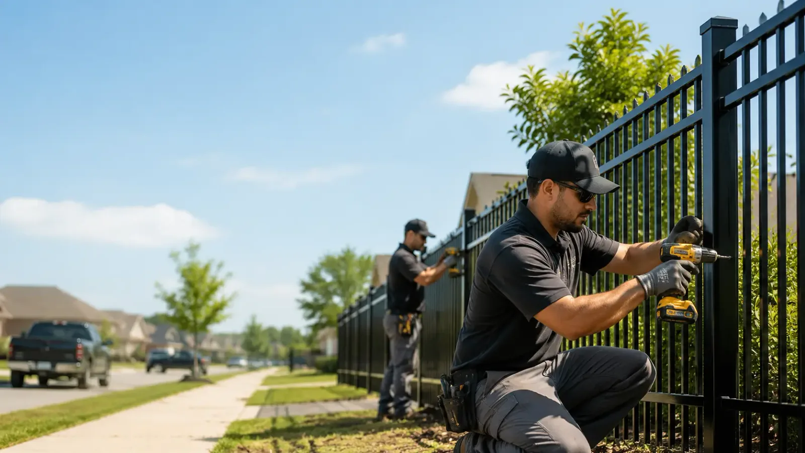 Metal Fence Installation in Elk Mound, WI